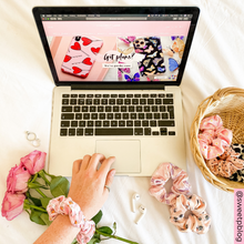 Load image into Gallery viewer, Honey Bee Scrunchie