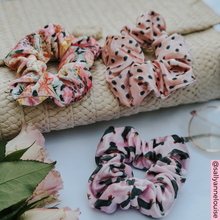 Load image into Gallery viewer, Pink Dachshund Scrunchie
